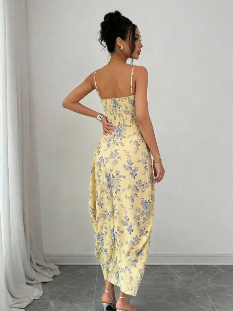 Slimming A Line Summer Dress