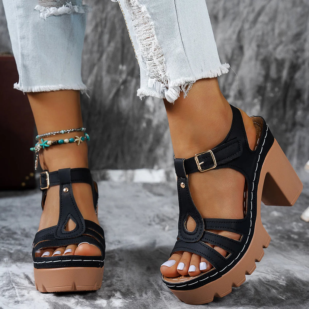 New Ethnic Style Roman Car Line Sandals